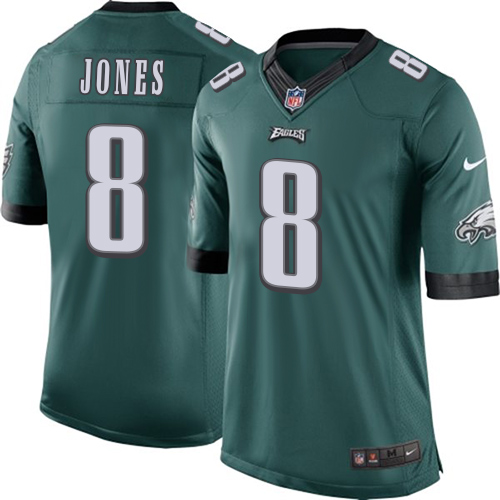 Youth Limited Donnie Jones Nike Jersey Midnight Green Home - #8 NFL Philadelphia Eagles